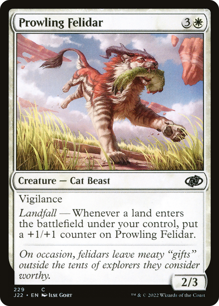 Prowling Felidar (J22-229)  - Jumpstart 2022