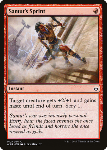 Samut's Sprint (WAR-142)  - War of the Spark