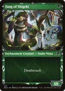 Fang of Shigeki (Showcase) (NEO-347) - Kamigawa: Neon Dynasty: (Showcase) Foil