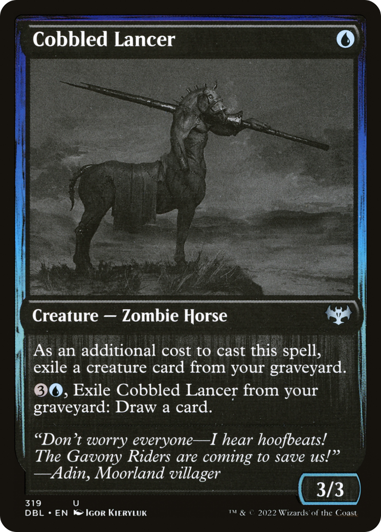 Cobbled Lancer (DBL-319)  Foil - Innistrad: Double Feature