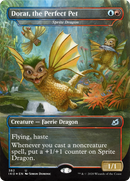 Dorat, the Perfect Pet - Sprite Dragon (IKO-382)  Foil - Ikoria: Lair of Behemoths / Dorat, the Perfect Pet (Borderless)