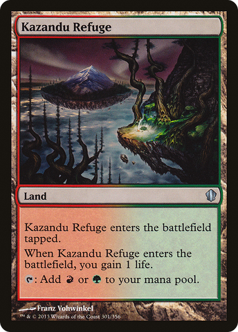 Kazandu Refuge (C13-301)  - Commander 2013