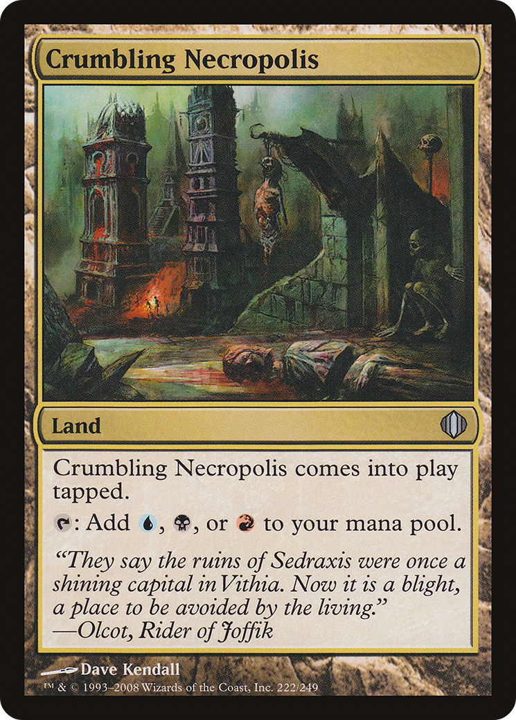 Crumbling Necropolis (ALA-222)  Foil - Shards of Alara