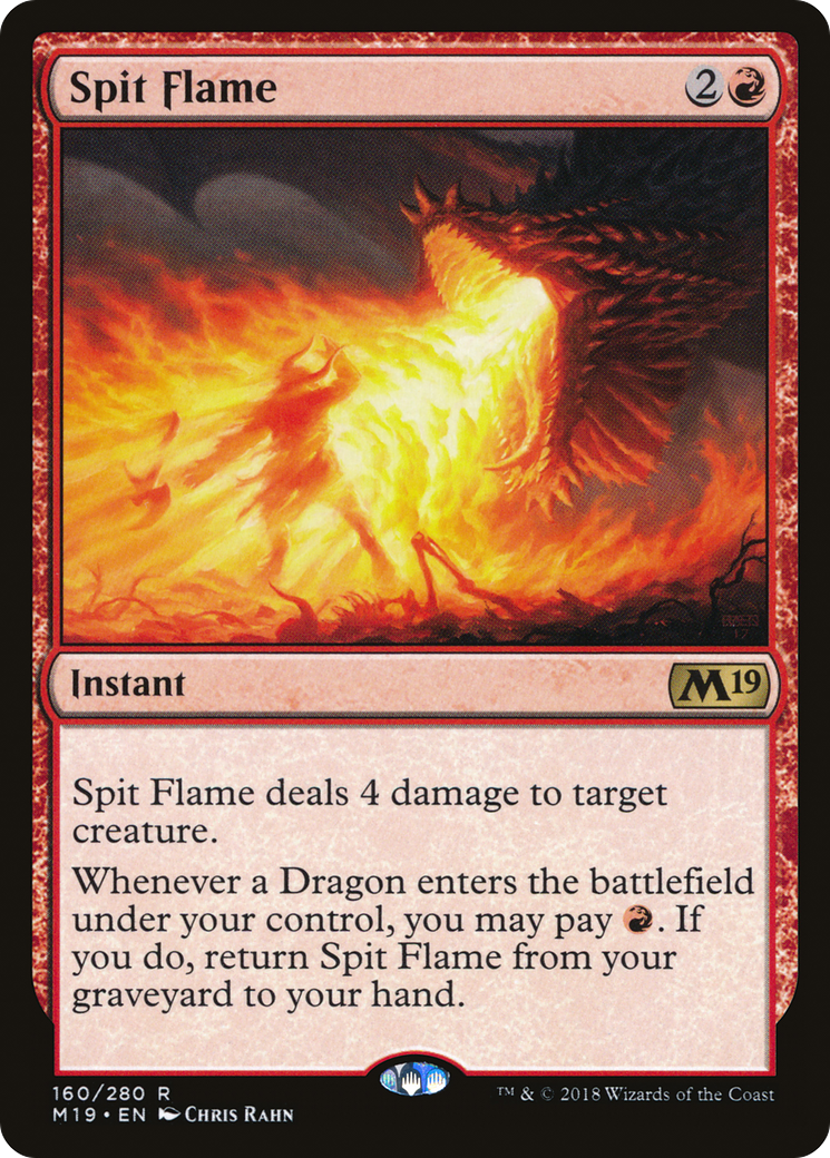 Spit Flame (M19-160)  - Core Set 2019