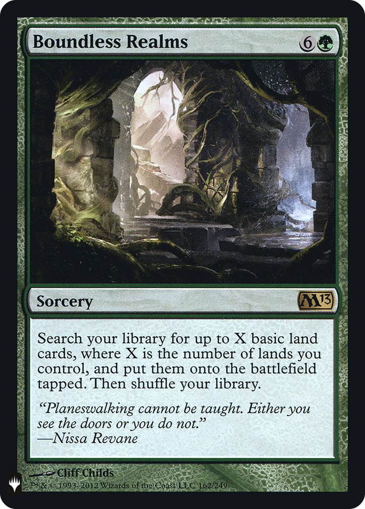 Boundless Realms (LIST-162)  Foil - The List