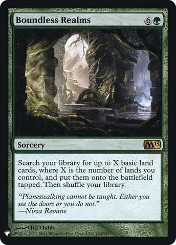 Boundless Realms (LIST-162)  Foil - The List