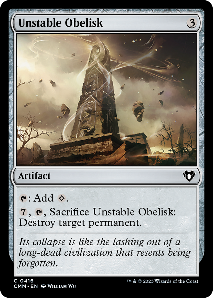 Unstable Obelisk (CMM-416)  - Commander Masters