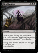 Final Parting (CMM-160)  Foil - Commander Masters