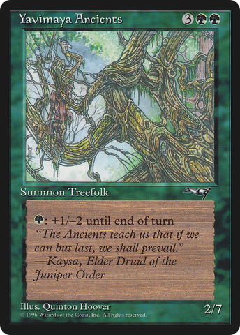 Yavimaya Ancients (ALL-092) - Alliances