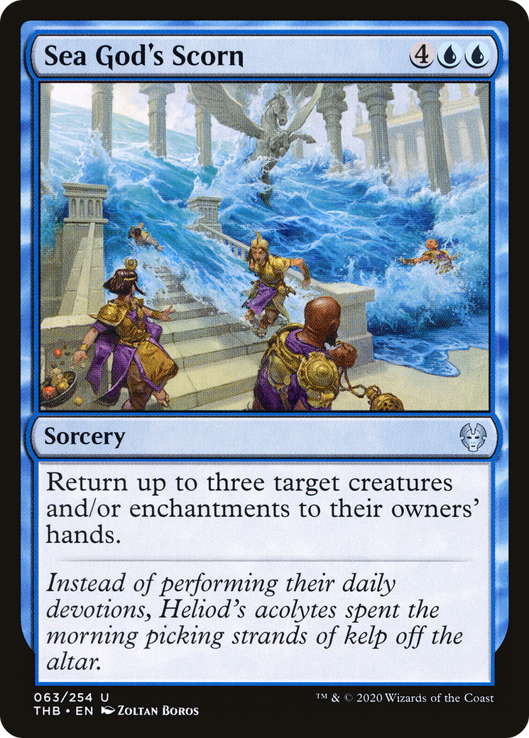 Sea God's Scorn (THB-063)  Foil - Theros Beyond Death