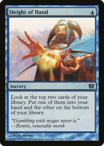Sleight of Hand (9ED-99★) - Ninth Edition Foil
