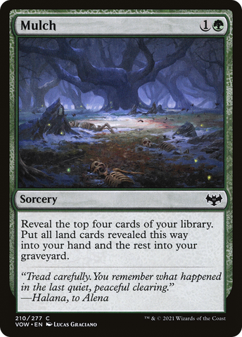 Mulch (VOW-210)  Foil - Innistrad: Crimson Vow