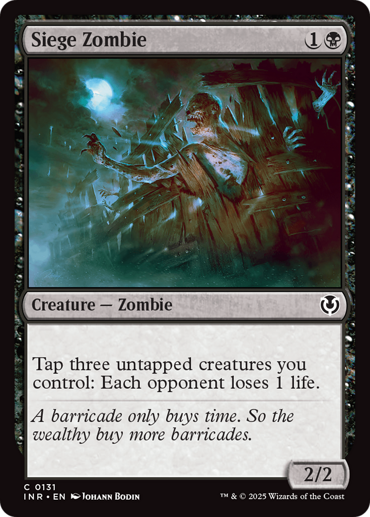 Siege Zombie (INR-131)  - Innistrad Remastered