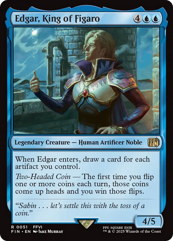 Edgar, King of Figaro (FIN-051)  Foil - FINAL FANTASY