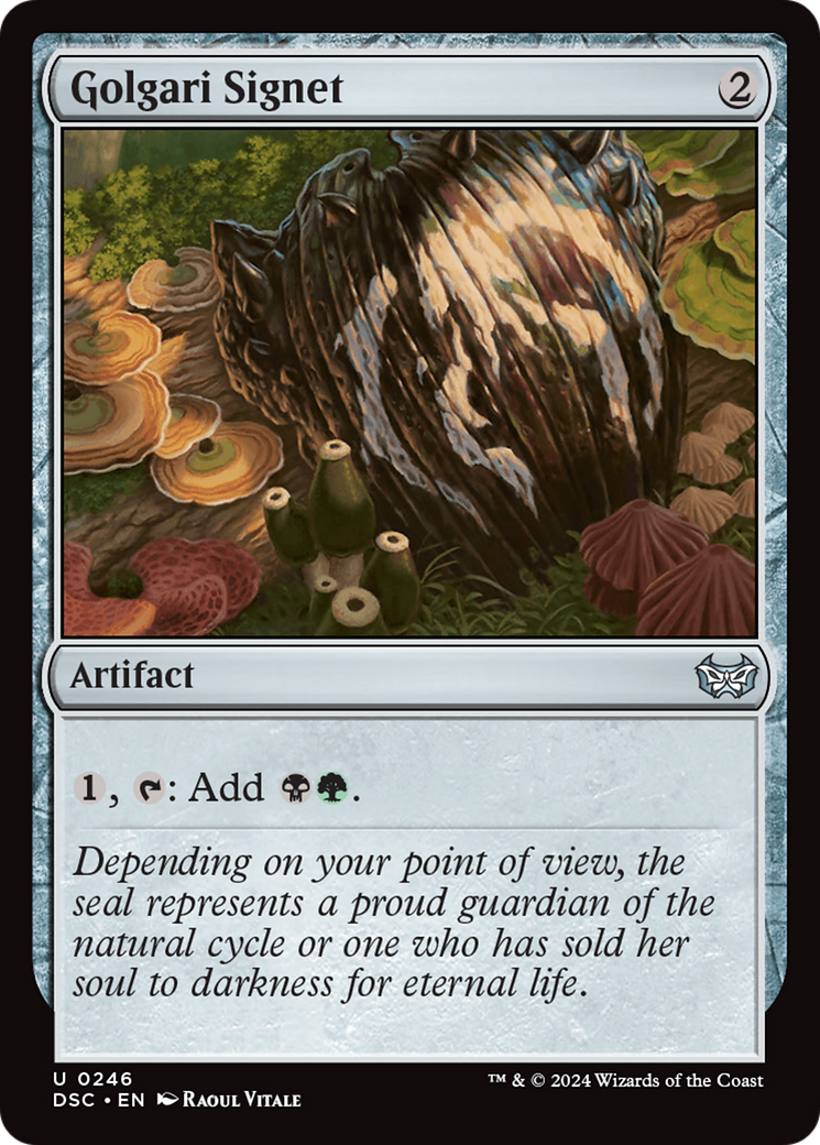 Golgari Signet (DSC-246)  - Duskmourn: House of Horror Commander