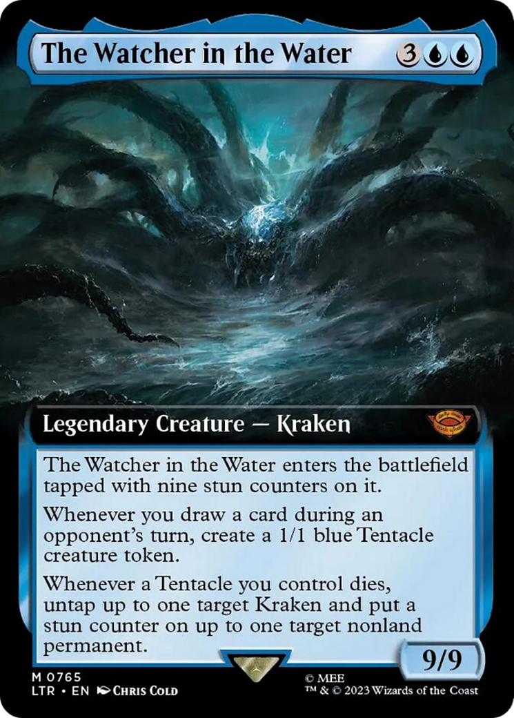The Watcher in the Water (Extended Art) (Surge Foil) (LTR-765)  Foil - The Lord of the Rings: Tales of Middle-earth: (Extended Art)
