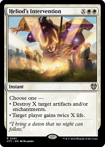 Heliod's Intervention (OTC-081)  - Outlaws of Thunder Junction Commander