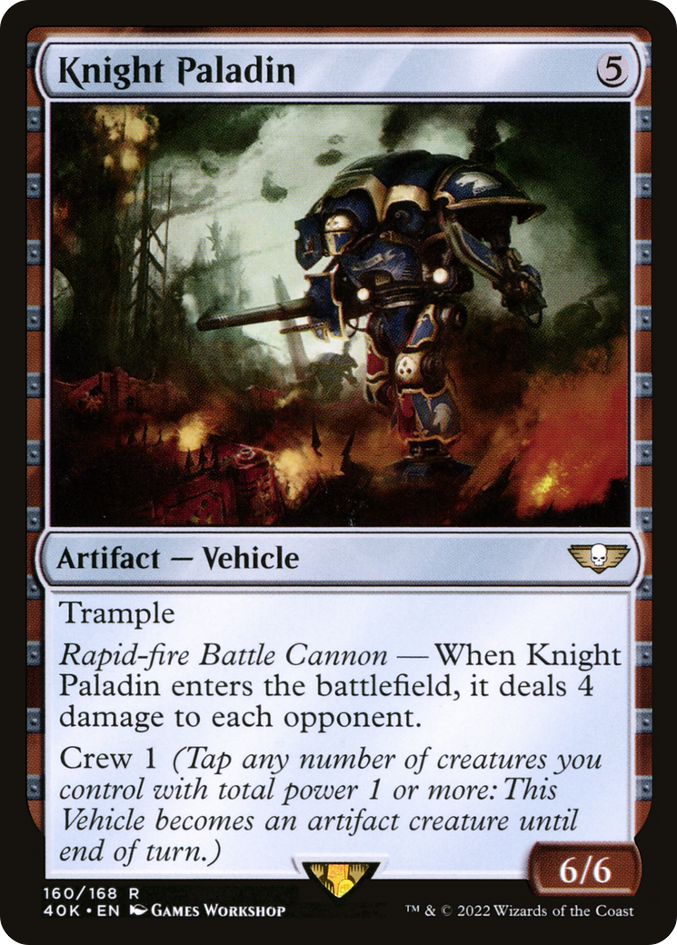 Knight Paladin (40K-160)  - Warhammer 40,000 Commander