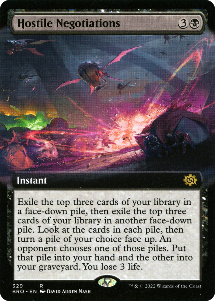 Hostile Negotiations (Extended Art) (BRO-329)  - The Brothers' War: (Extended Art)