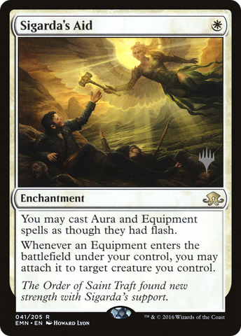 Sigarda's Aid (PPM21-041)  - Eldritch Moon Promos