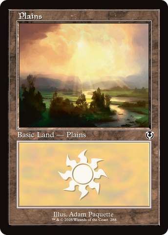 Plains (288) (Retro Frame) (INR-288)  Foil - Innistrad Remastered