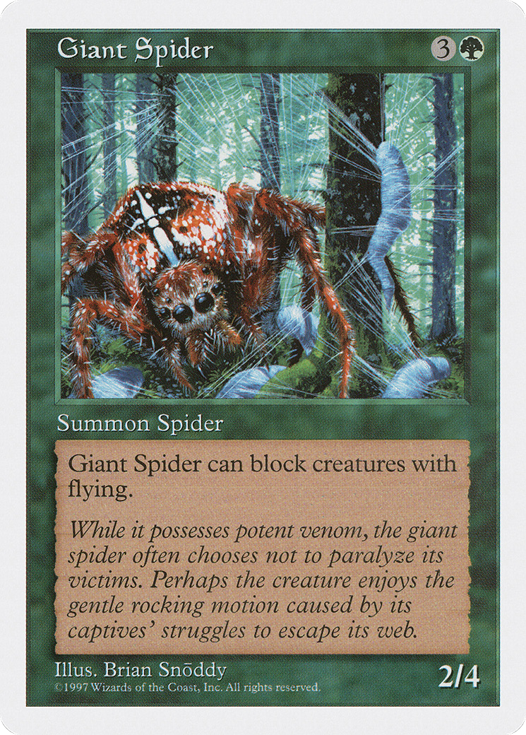 Giant Spider (5ED-)  - Fifth Edition