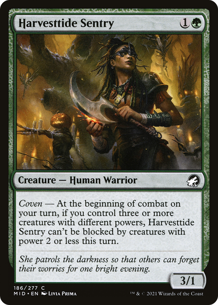 Harvesttide Sentry (MID-186)  Foil - Innistrad: Midnight Hunt