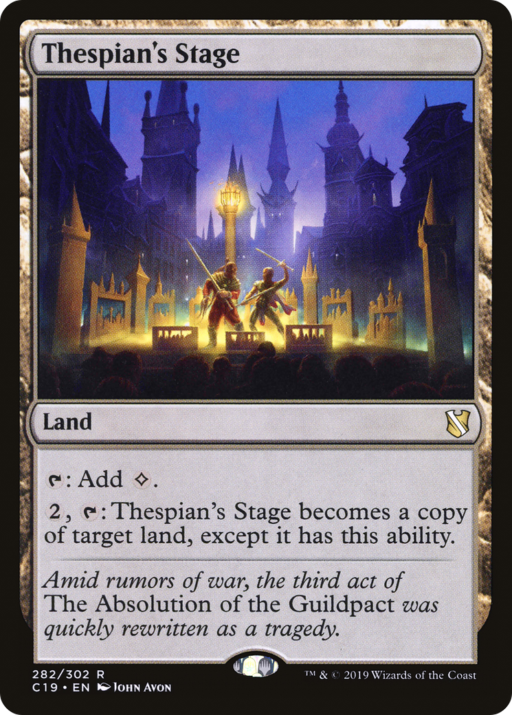 Thespian's Stage (C19-282)  - Commander 2019