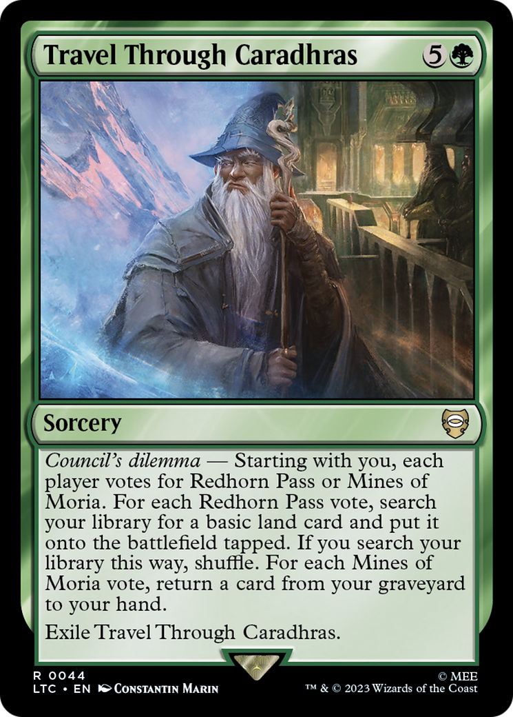 Travel Through Caradhras (LTC-044)  - Tales of Middle-earth Commander