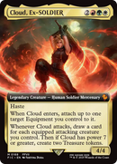 Cloud, Ex-SOLDIER (Extended Art) (FIC-168)  Foil - Commander: FINAL FANTASY: (Extended Art)
