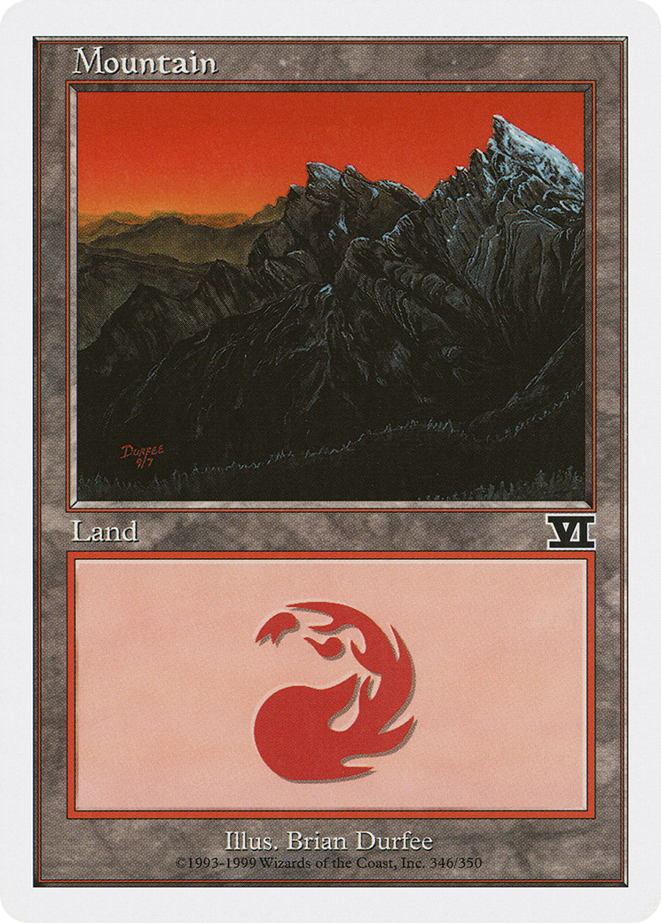 Mountain (346) (6ED-346)  - Classic Sixth Edition