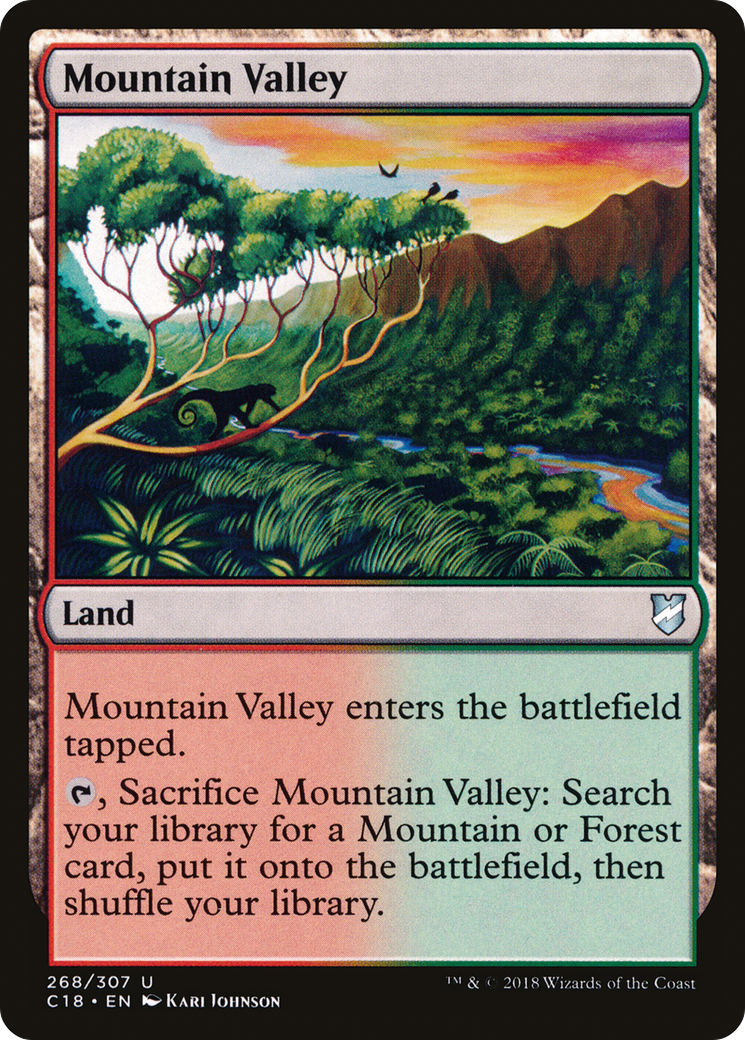 Mountain Valley (C18-268)  - Commander 2018
