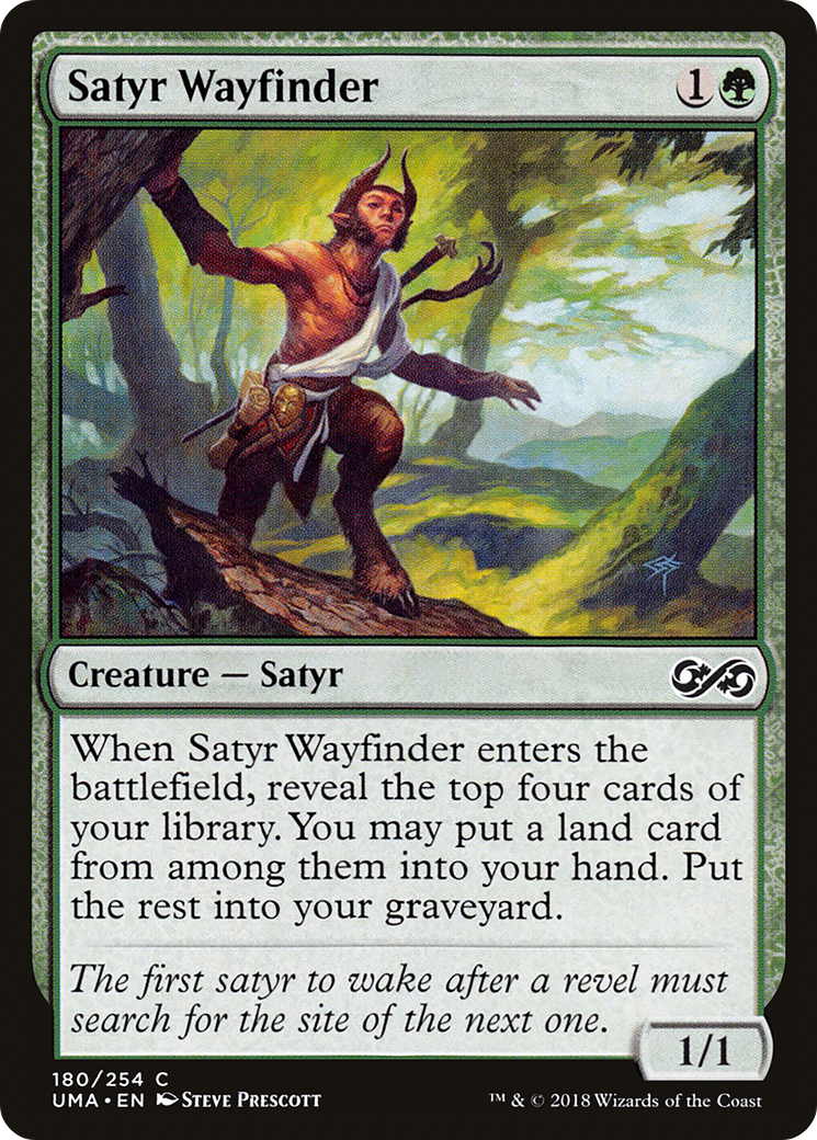 Satyr Wayfinder (UMA-180)  Foil - Ultimate Masters