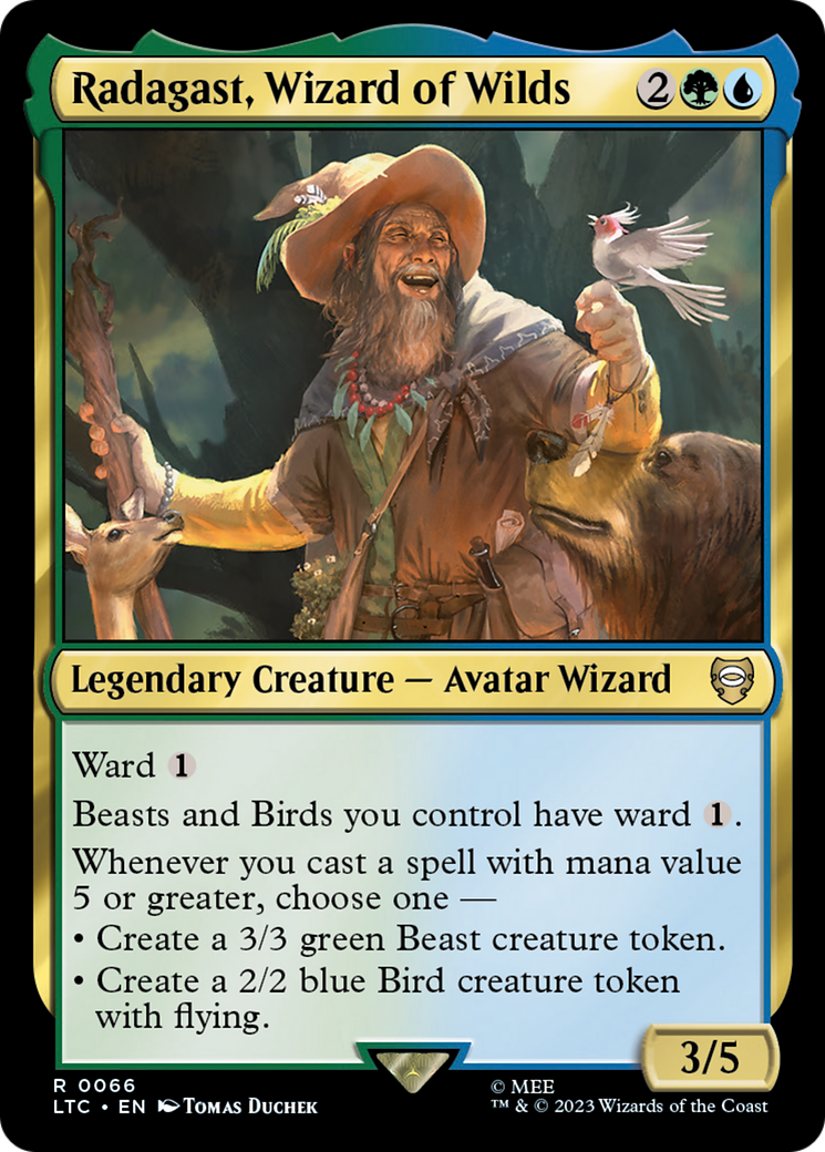Radagast, Wizard of Wilds (LTC-066)  - Tales of Middle-earth Commander