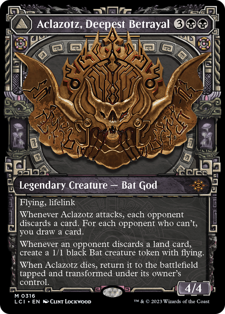 Aclazotz, Deepest Betrayal (Showcase) (LCI-316)  Foil - The Lost Caverns of Ixalan: (Showcase)