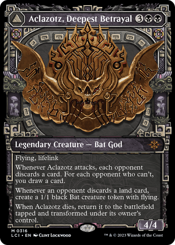 Aclazotz, Deepest Betrayal (Showcase) (LCI-316)  - The Lost Caverns of Ixalan: (Showcase)