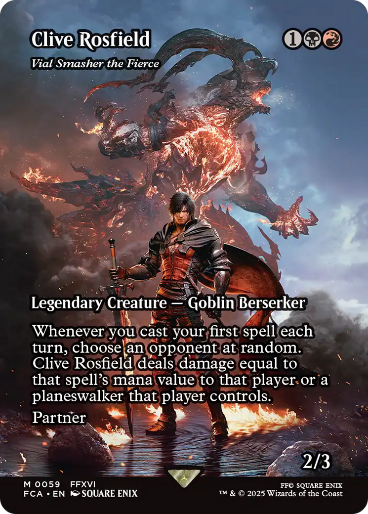 Clive Rosfield - Vial Smasher the Fierce (FCA-059) - FINAL FANTASY: Through the Ages (Borderless)