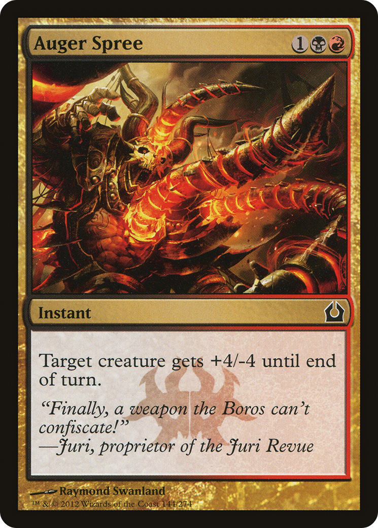 Auger Spree (RTR-144)  Foil - Return to Ravnica