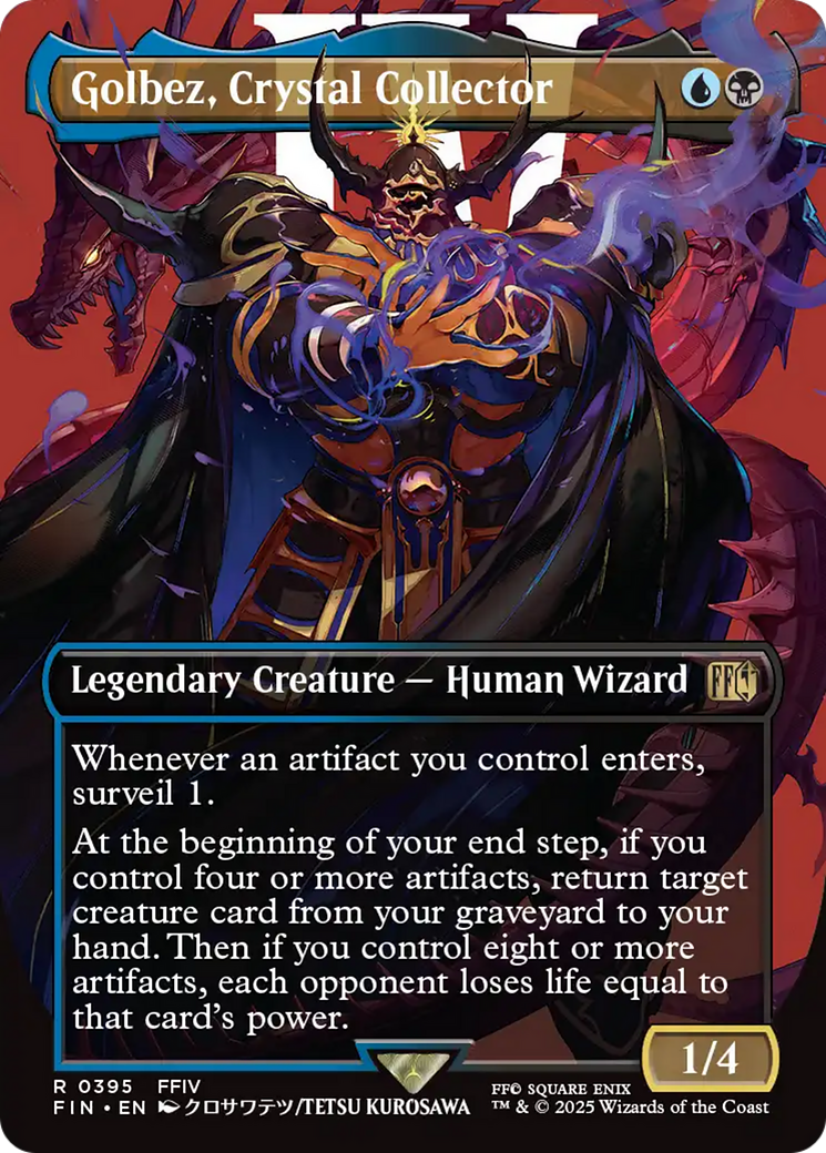 Golbez, Crystal Collector (Borderless) (FIN-395)  - FINAL FANTASY