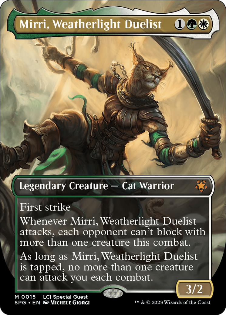 Mirri, Weatherlight Duelist (Borderless) (SPG-015)  - Special Guests