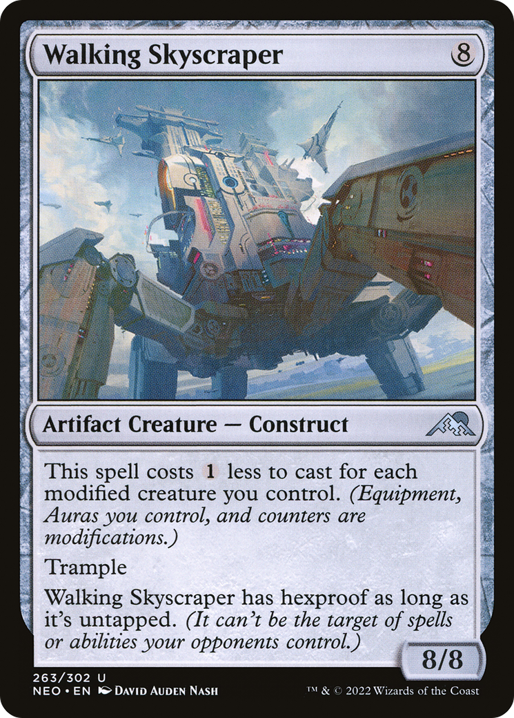 Walking Skyscraper (NEO-263)  Foil - Kamigawa: Neon Dynasty