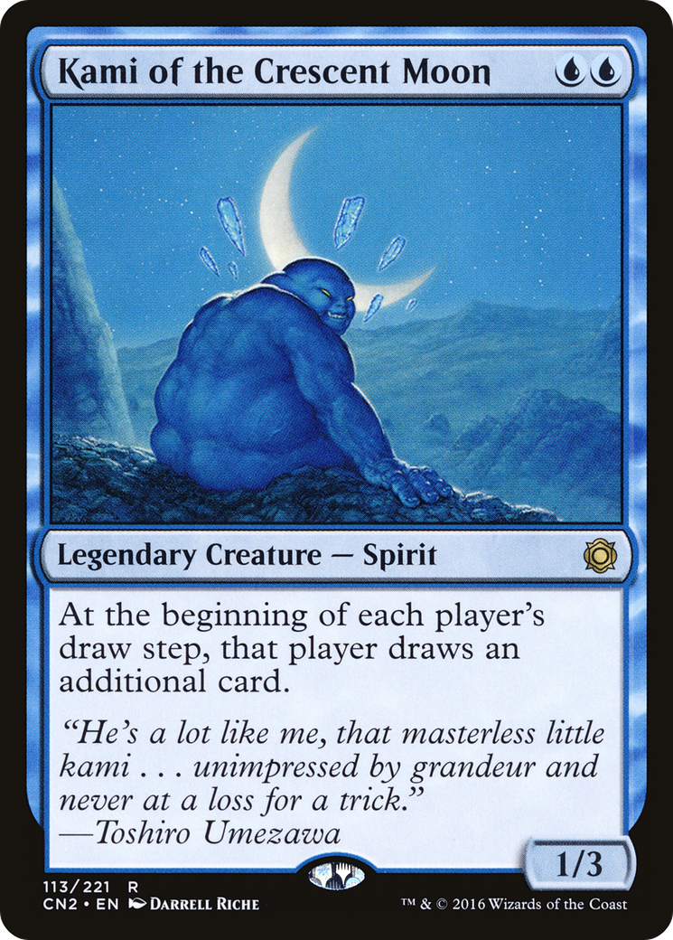 Kami of the Crescent Moon (CN2-113)  Foil - Conspiracy: Take the Crown
