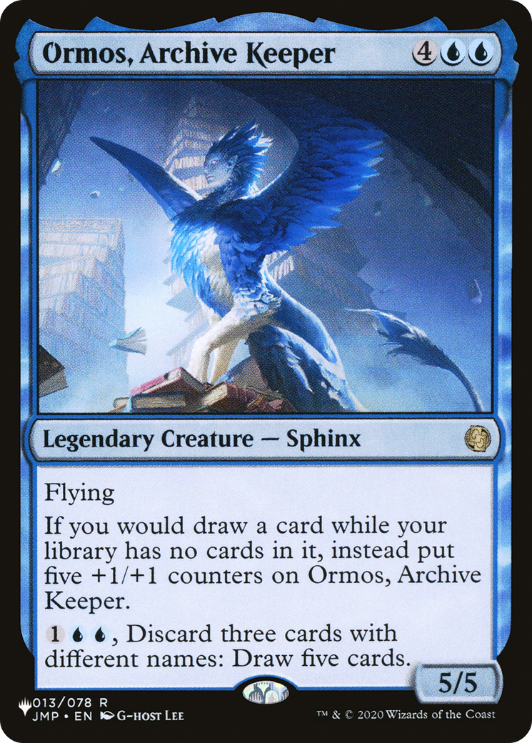 Ormos, Archive Keeper (LIST-013/078)  - The List