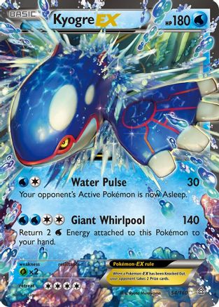 Kyogre EX 054/160 - Holofoil XY  Primal Clash