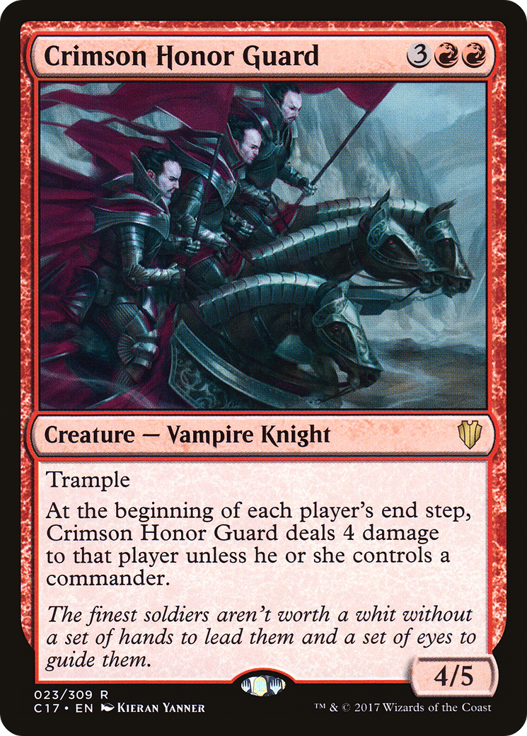 Crimson Honor Guard (C17-023)  - Commander 2017