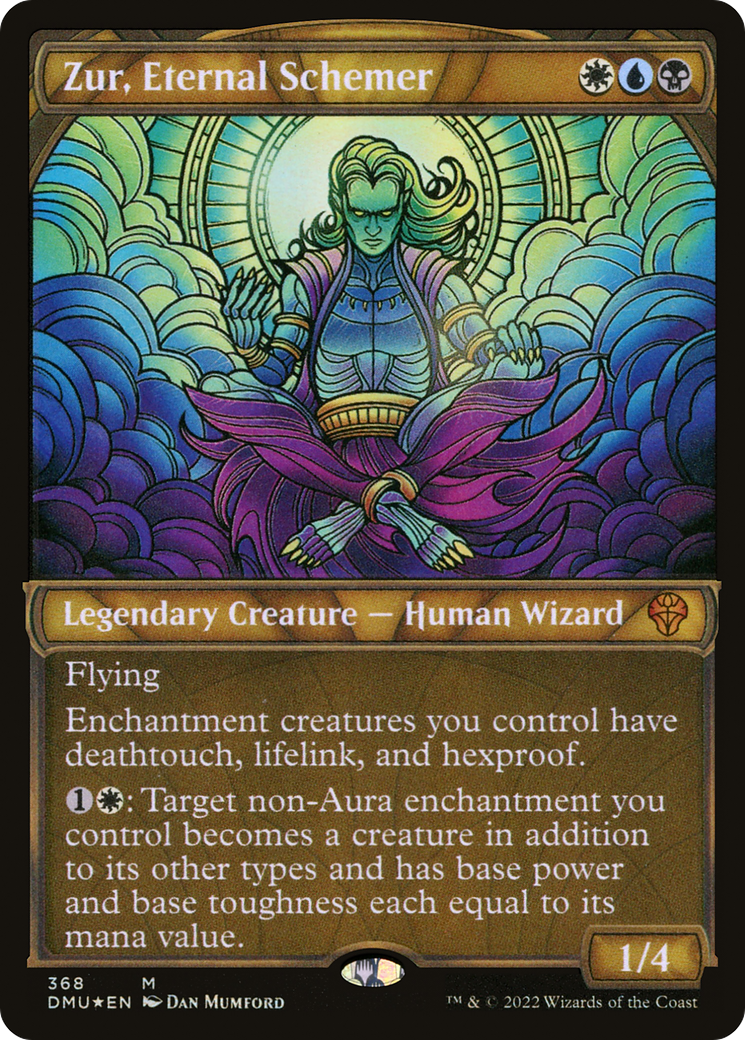 Zur, Eternal Schemer (Textured Foil) (DMU-368)  Foil - Dominaria United: (Showcase)