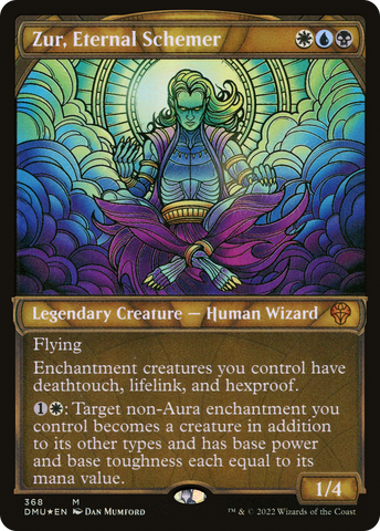 Zur, Eternal Schemer (Textured Foil) (DMU-368)  Foil - Dominaria United: (Showcase)