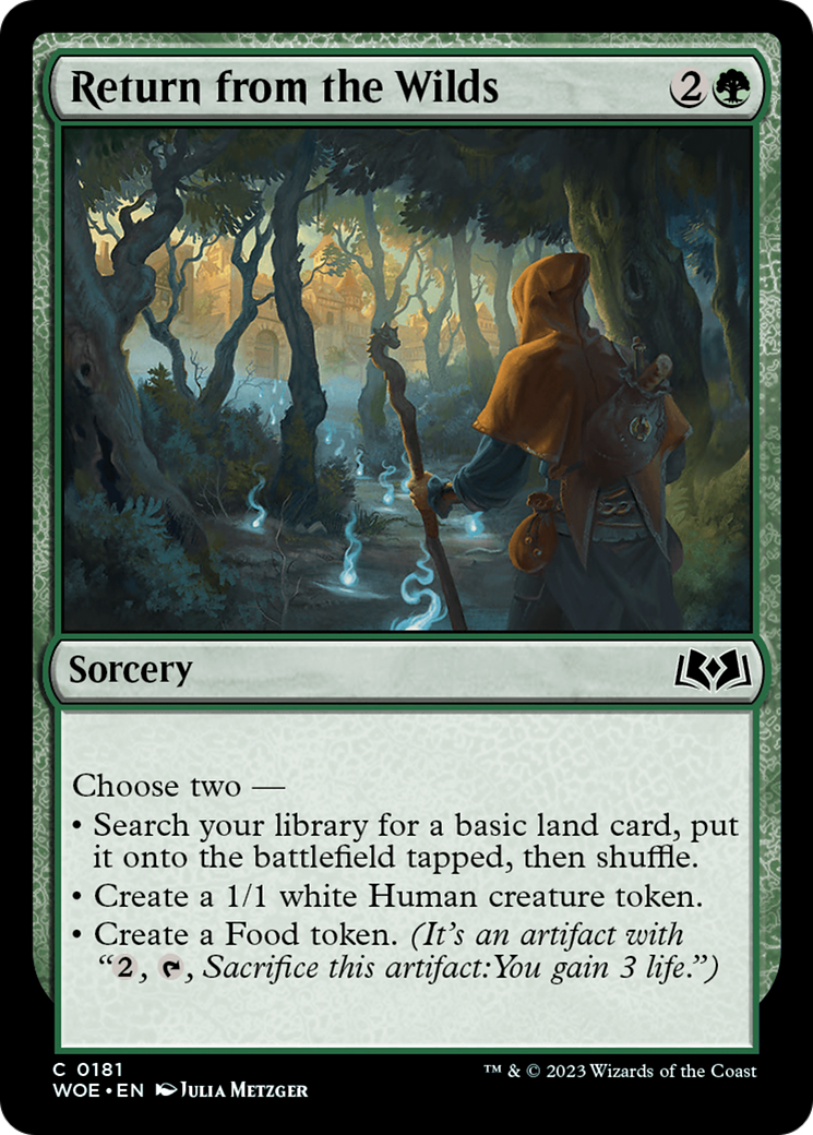 Return from the Wilds (WOE-181)  Foil - Wilds of Eldraine