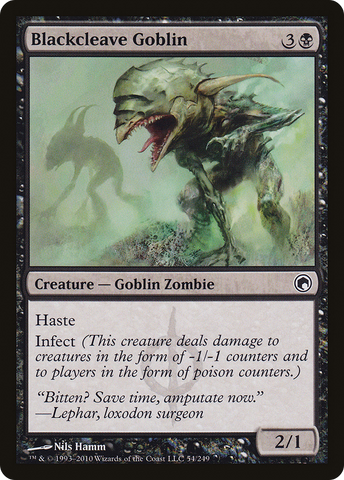 Blackcleave Goblin (SOM-054)  Foil - Scars of Mirrodin