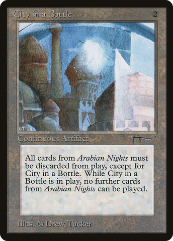 City in a Bottle (ARN-)  - Arabian Nights